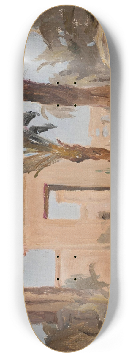 Jan Cigliski - Entrance to the temple in Karnak. From the journey to Egypt 8.25 inch art skate deck