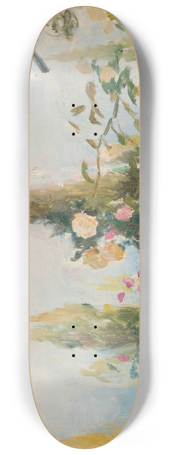 Jan Cigliski - Garden of the Bakhchi-Dere villa in Yalta. From the journey to Crimea 8.25 inch art skate deck