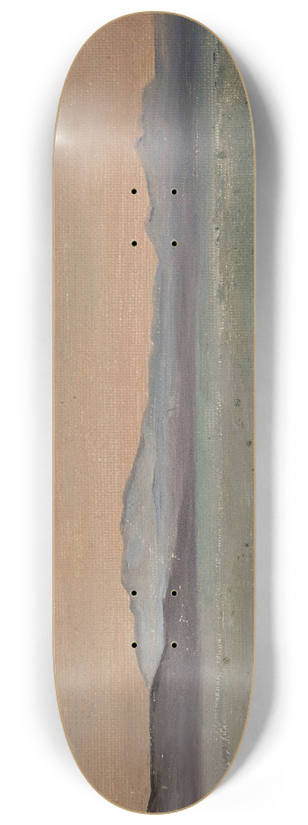 Jan Cigliski - Lake Tiberias. From the journey to Palestine 8.25 inch art skate deck