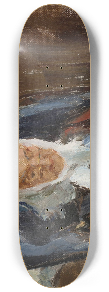 Jan Cigliski - Potrait of Maria Petrovna Rubtsov, grandmother of the painter Rubtsov 8.25 inch art skate deck
