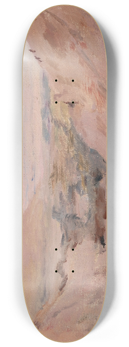 Jan Cigliski - Remote Indian landscape. From the journey to India 8.25 inch art skate deck