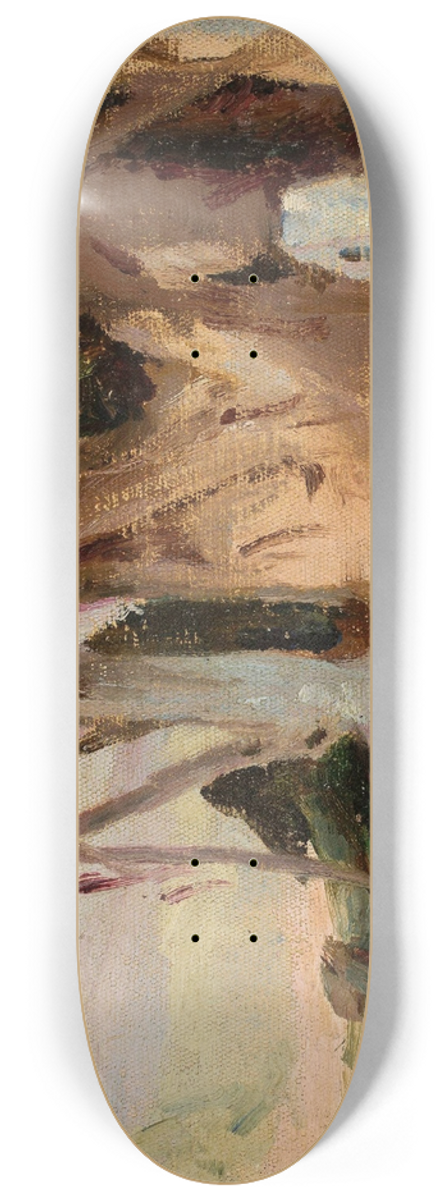 Jan Cigliski - Study from the journey to India 8.25 inch art skate deck