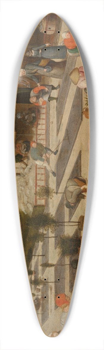 Abel Grimmer - Spring 39.3 inch art pintail longboard deck