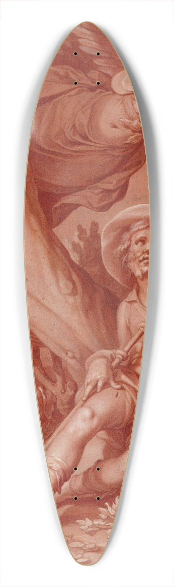 Abraham Bloemaert - St. Roch 39.3 inch art pintail longboard deck