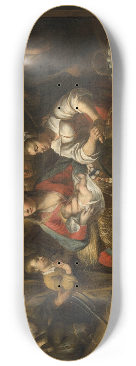 Jan Cossiers - The Adoration of the Sheperds 8.25 inch art skate deck