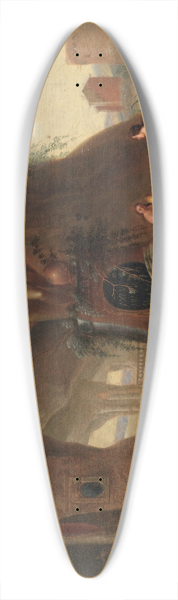 Abraham van Cuylenborch - Nymphs in a Grotto 39.3 inch art pintail longboard deck