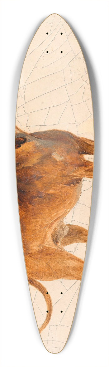 Adalbert Stifter - Jagdhund 39.3 inch art pintail longboard deck