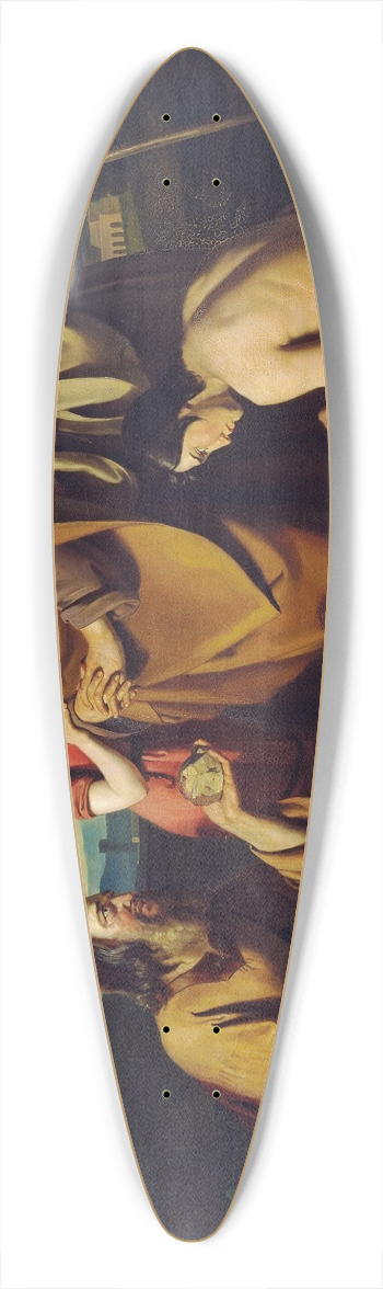 Adam Brenner - Die Beerdigung des heiligen Stephanus 39.3 inch art pintail longboard deck