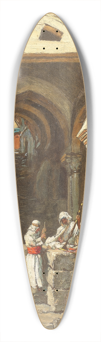 Addison Thomas Millar - Rue de Diable, Algiers 39.3 inch art pintail longboard deck