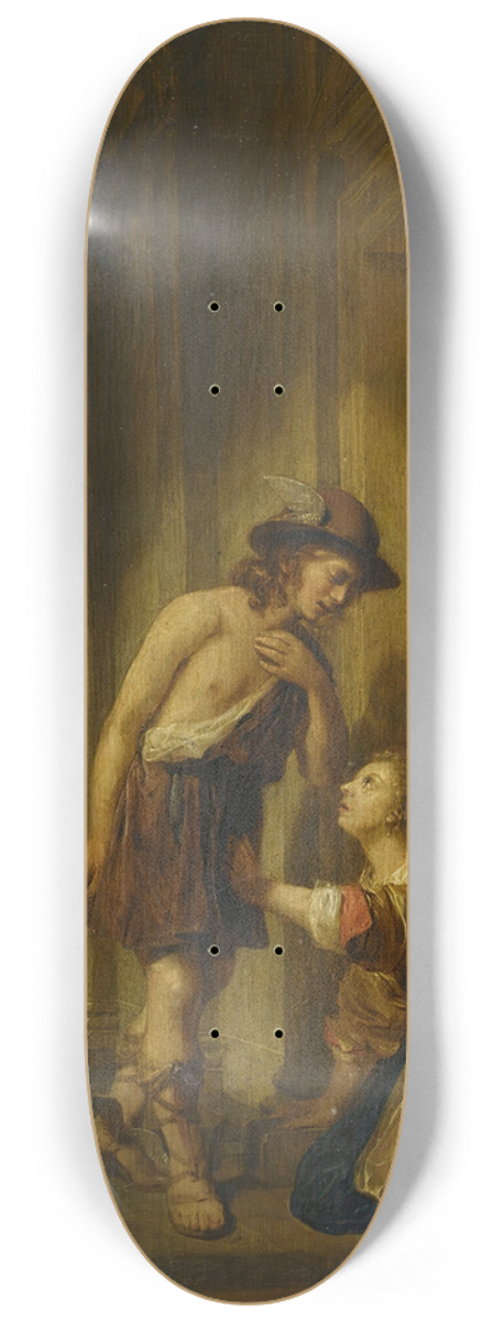 Jan de Bray - Mercury And Aglauros At The Door Of Herses Chamber 8.25 inch art skate deck