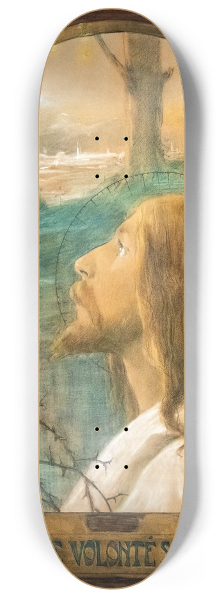 Jane Atch - May your will be done 8.25 inch art skate deck