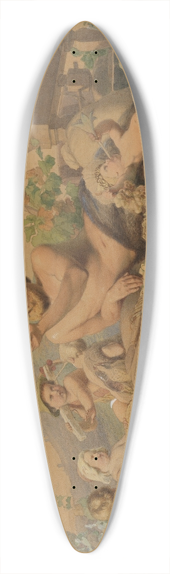 Adolf Schrdter  - Jahreszeitenzyklus; Der Herbst 39.3 inch art pintail longboard deck