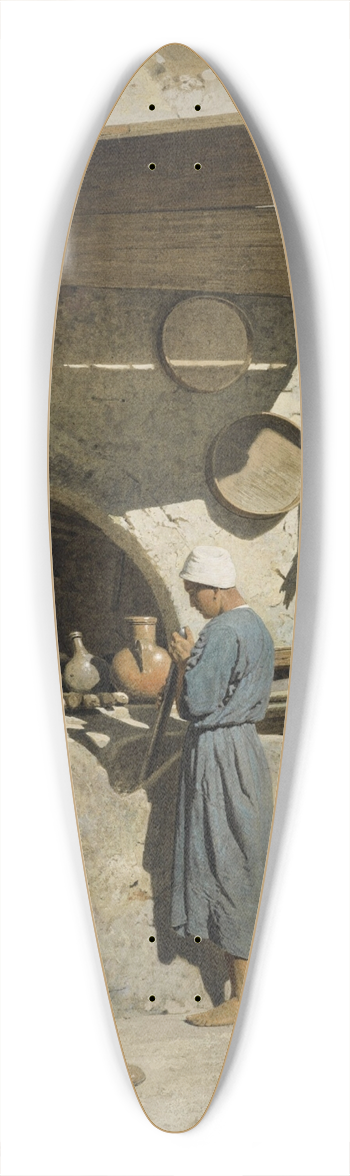 Adolf Seel - The Coffee Shop 39.3 inch art pintail longboard deck