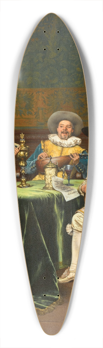 Adolphe-Alexandre Lesrel - Le Rcital 39.3 inch art pintail longboard deck