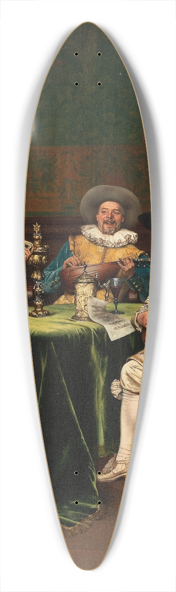 Adolphe-Alexandre Lesrel - The recital 39.3 inch art pintail longboard deck