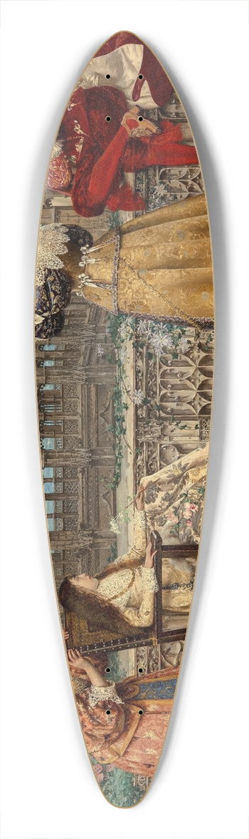Adolphe-Alexandre Lesrel - The return of the fleet 39.3 inch art pintail longboard deck