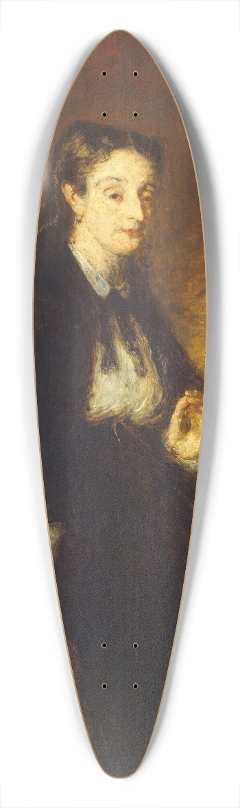 Adolphe Monticelli - Madame Cahen 39.3 inch art pintail longboard deck
