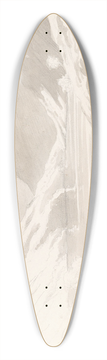 Adolph Tidemand - Bvertun 39.3 inch art pintail longboard deck