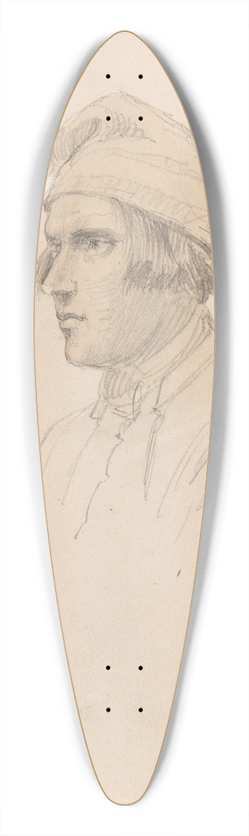 Adolph Tidemand - Daniel Pehrson 39.3 inch art pintail longboard deck