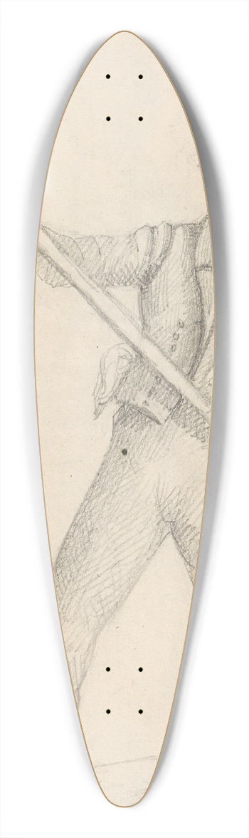 Adolph Tidemand - Flter 39.3 inch art pintail longboard deck