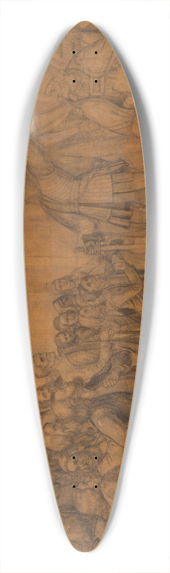 Adolph Tidemand - Gustav Vasa taler til Dalalmuen i Mora kirke 39.3 inch art pintail longboard deck