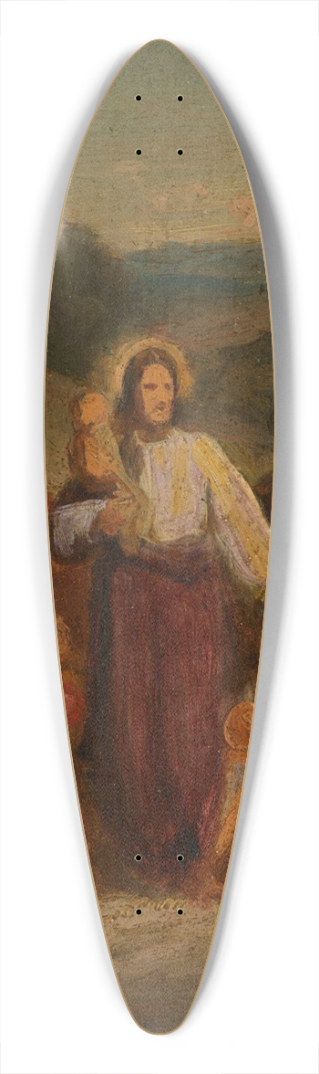 Adolph Tidemand - La de sm barn komme til meg 39.3 inch art pintail longboard deck