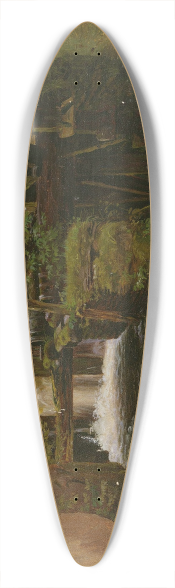 Adolph Tidemand - Millstream 39.3 inch art pintail longboard deck