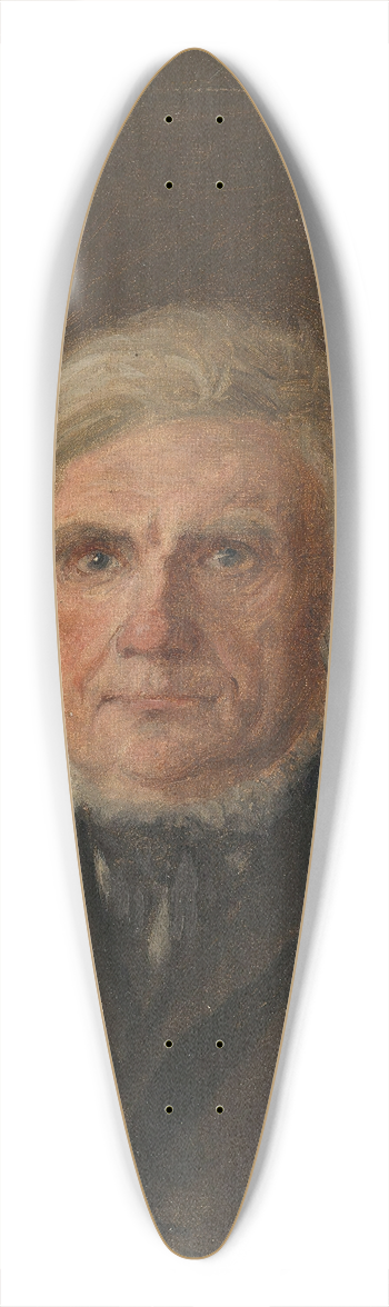 Adolph Tidemand - Old Man, Portrait Study 39.3 inch art pintail longboard deck
