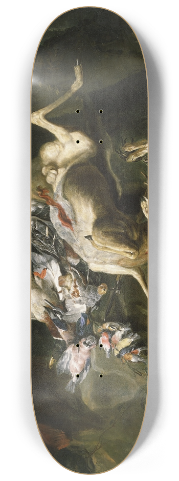 Jan Fyt - Still Life of Abundant Game 8.25 inch art skate deck