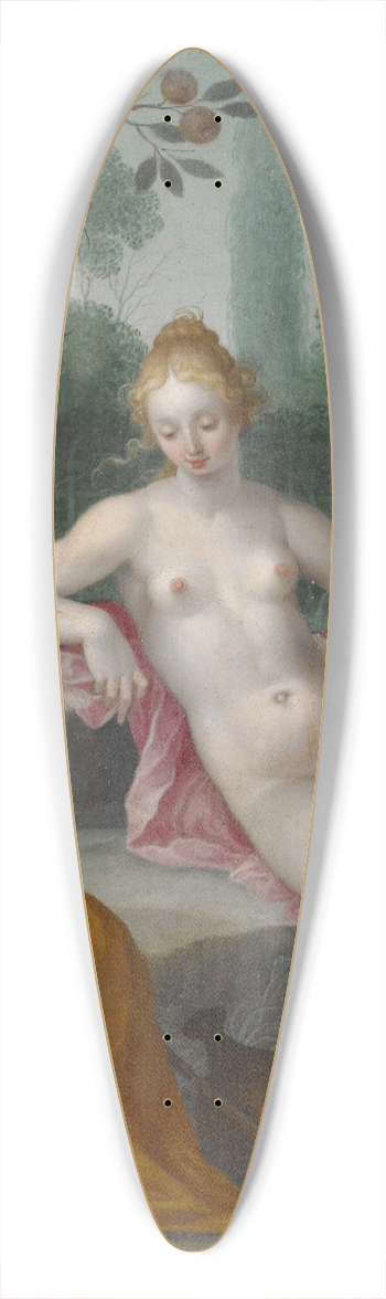 After Abraham Bloemaert - Vertumnus and Pomona 39.3 inch art pintail longboard deck
