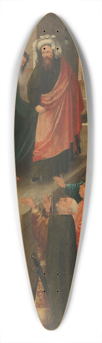 After Hieronymus Bosch - Ecce Homo 39.3 inch art pintail longboard deck