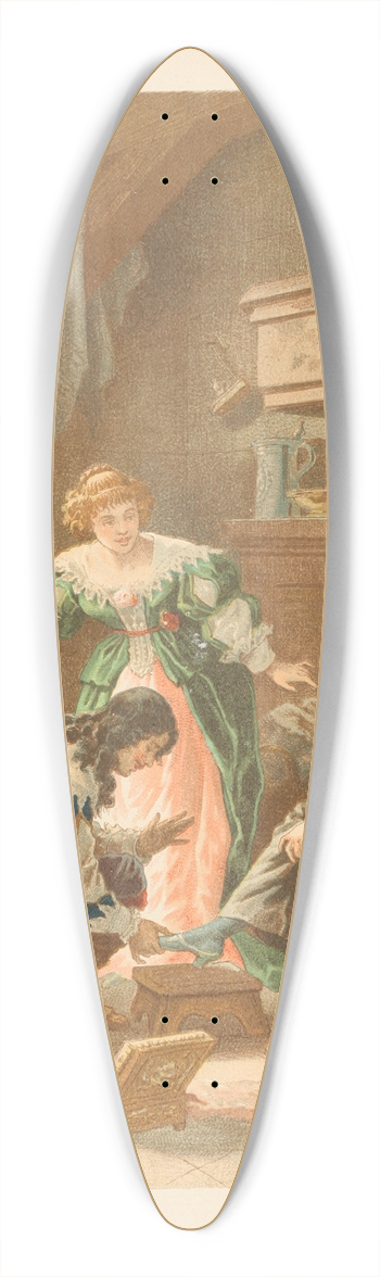 A. Guillon - Cendrillon 39.3 inch art pintail longboard deck