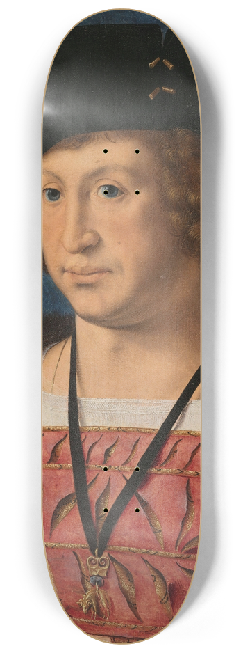 Jan Gossaert - Floris van Egmond (1469-1539), Count of Buren en Leerdam 8.25 inch art skate deck