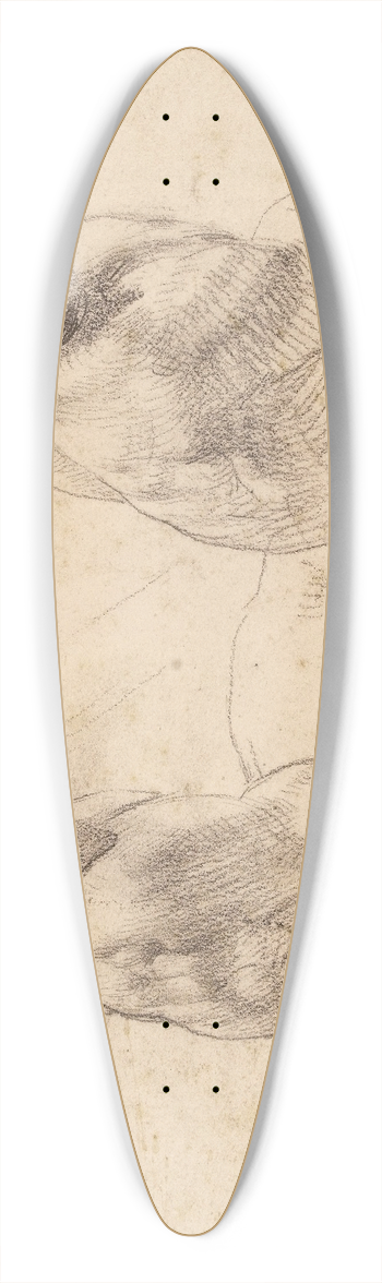 Albert Besnard - Satyre, n7 39.3 inch art pintail longboard deck