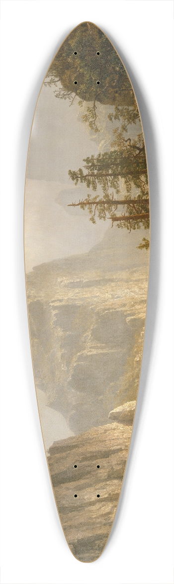 Albert Bierstadt - Merced River, Yosemite Valley 39.3 inch art pintail longboard deck