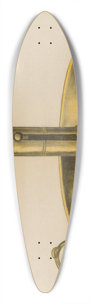 Albert Camilli - Candlestick 39.3 inch art pintail longboard deck