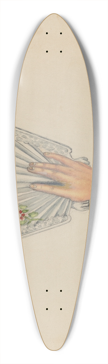 Albert Eyth - Match Holder 39.3 inch art pintail longboard deck