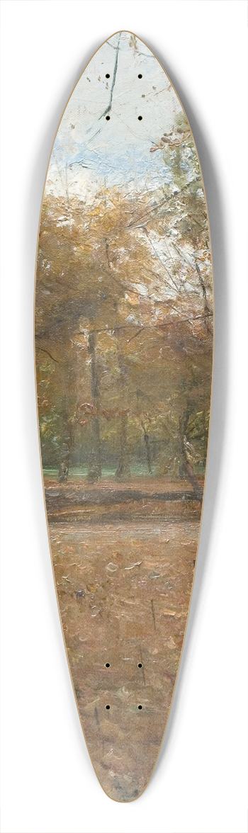 Albert Gottschalk - Efterr i Sndermarken 39.3 inch art pintail longboard deck