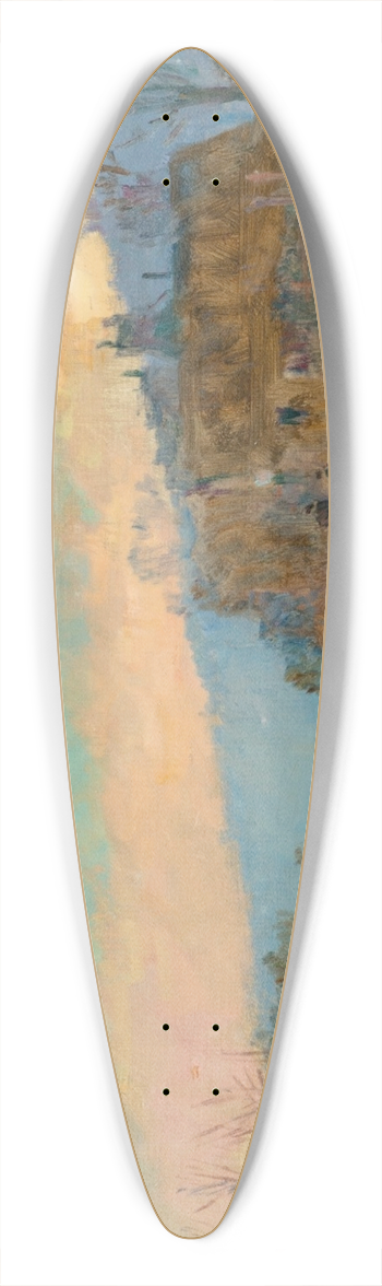 Albert Lebourg - Paysage prs de Rouen 39.3 inch art pintail longboard deck