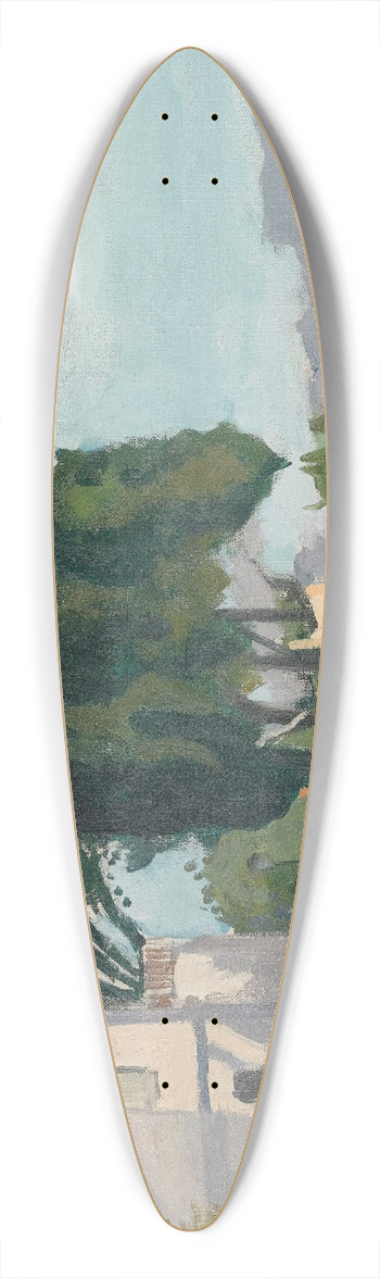 Albert Marquet - Le Sentier, Laperlier Alger 39.3 inch art pintail longboard deck