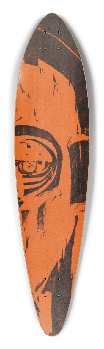 Albert Mller - Portrait Ernst Ludwig Kirchner II 39.3 inch art pintail longboard deck