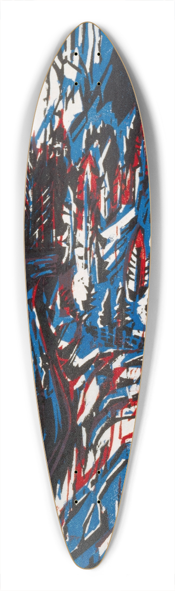 Albert Mller - Sertigtal 39.3 inch art pintail longboard deck