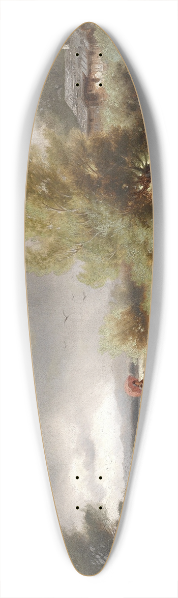 Albert Rieger - Aufziehendes Gewitter 39.3 inch art pintail longboard deck