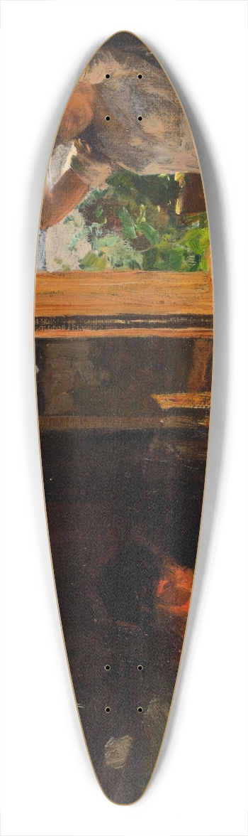 Albert Ritzberger - Nachmittglicher Miggang 39.3 inch art pintail longboard deck