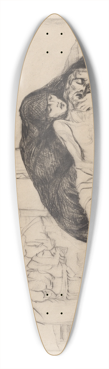 Albert Sterner - Eternal 39.3 inch art pintail longboard deck