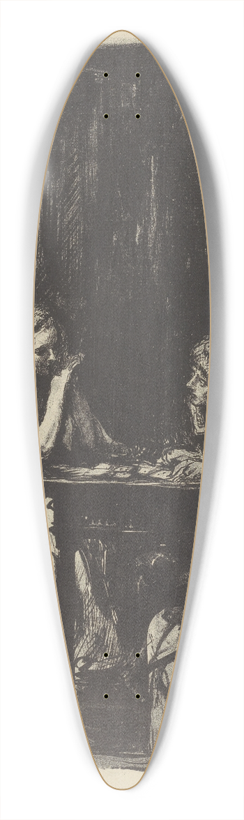 Albert Sterner - The stranger 39.3 inch art pintail longboard deck