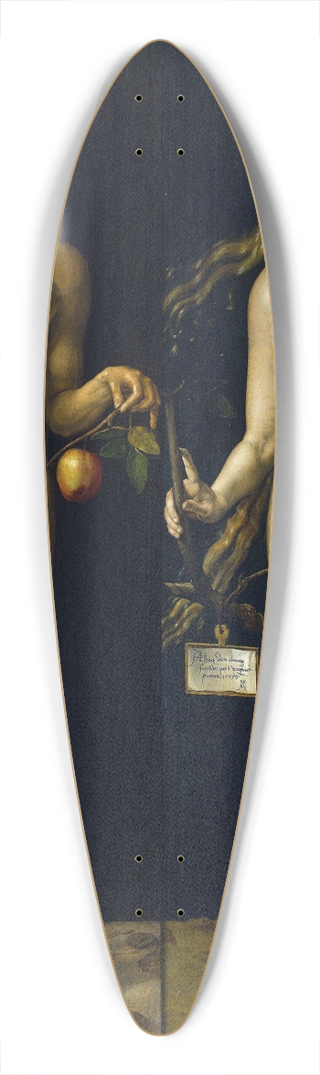 Albrecht Drer - Adam And Eve 39.3 inch art pintail longboard deck