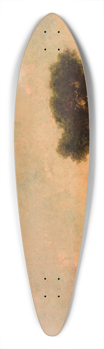 Aleksander Swieszewski - Landscape at sunset 39.3 inch art pintail longboard deck