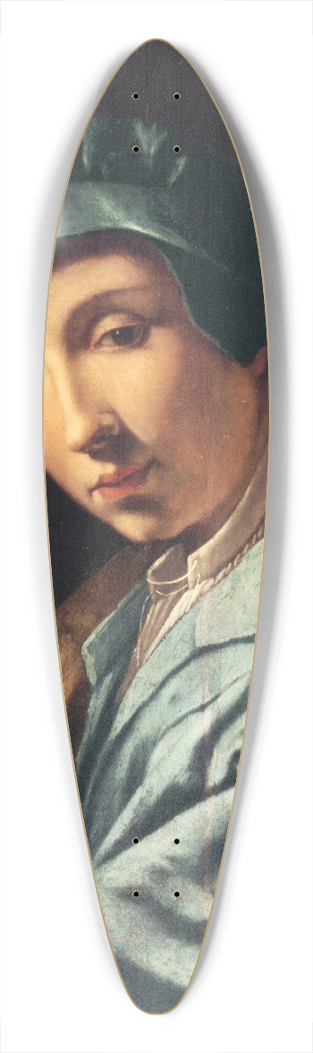 Alessandro Allori - Self-portrait 39.3 inch art pintail longboard deck