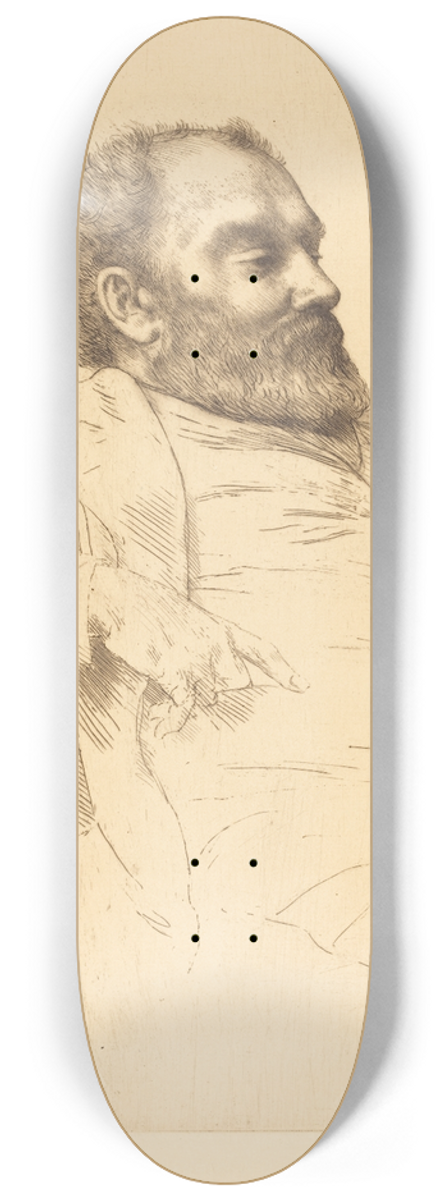 Alphonse Legros - Val Prinsep, R.A. 8.25 inch art skate deck